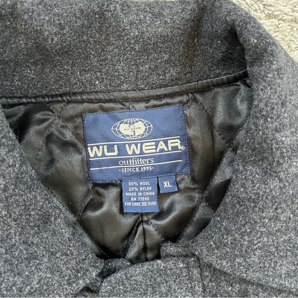 🔴Wu-Wear Jacket Size XL Wu-Tang Rare Raekwon Gza Gray Coat WuTang - Picture 3 of 16